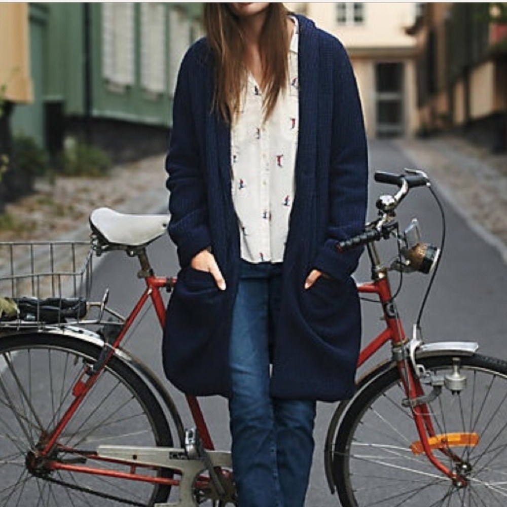 Anthropologie sweater coat